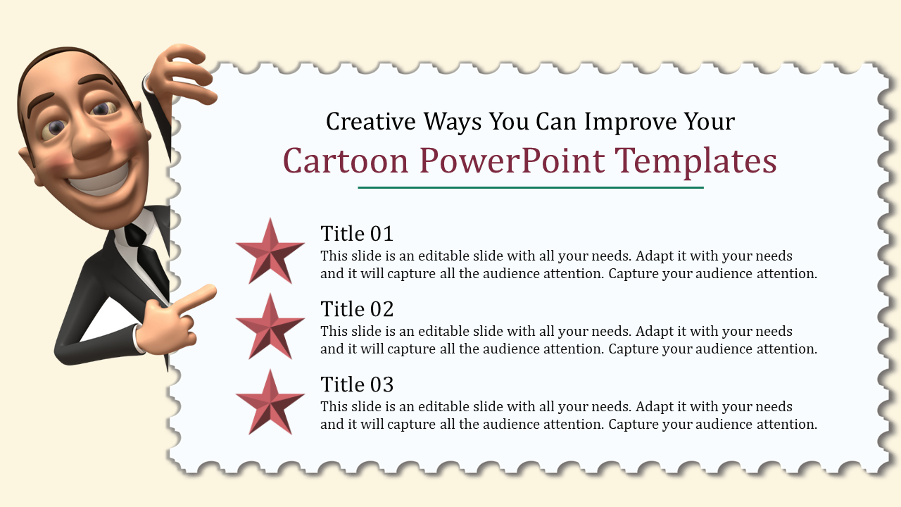 Free - Affordable Cartoon PowerPoint Templates Presentation